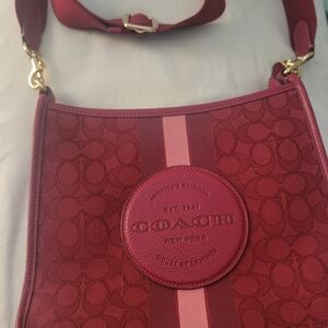 Coach Red Shoulder Bag